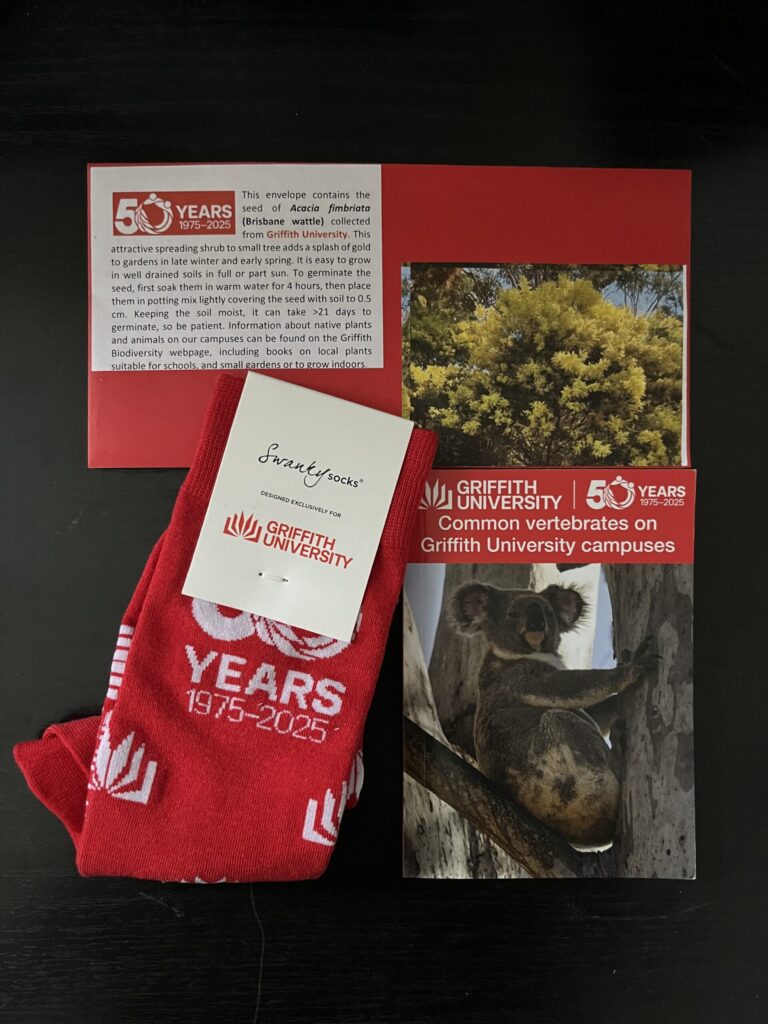 黑色桌面，红色金合欢种子包，GU红白袜子，脊椎动物指南手册封面考拉